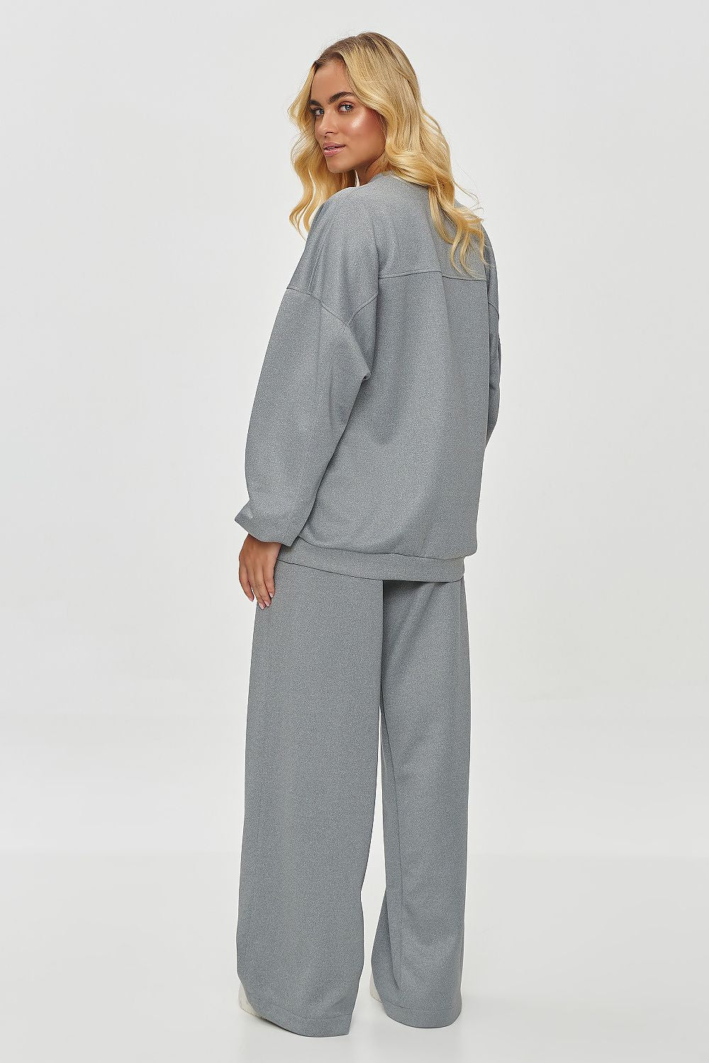 Oversized Tracksuit Grey Melange