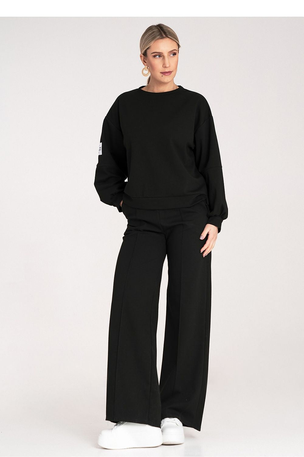 Patch Black Wide-Leg Co-ord