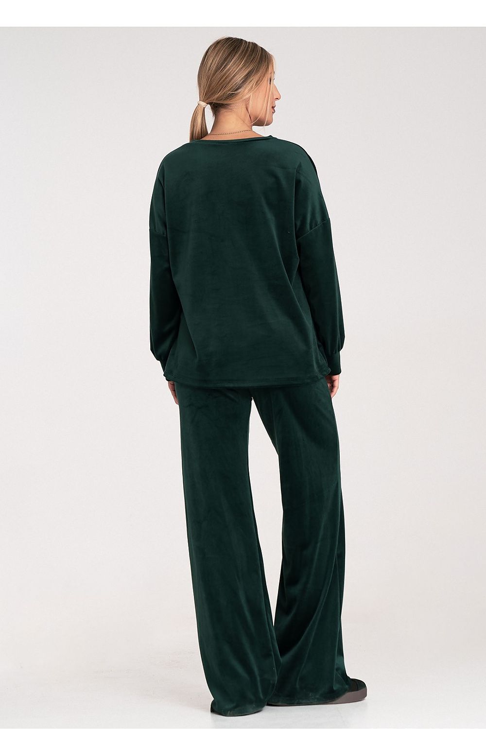 Green Velvet Loungewear Set