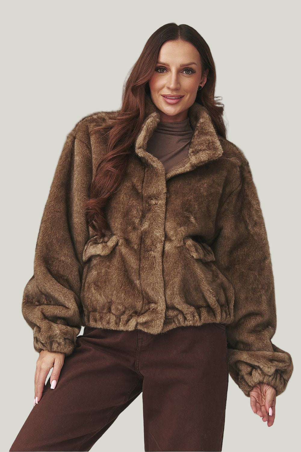  Jacket model 220777 Makadamia 