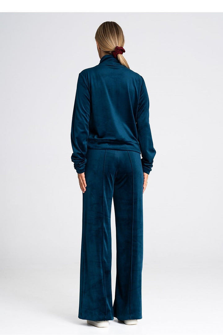 Velour Chic Bootcut Pants