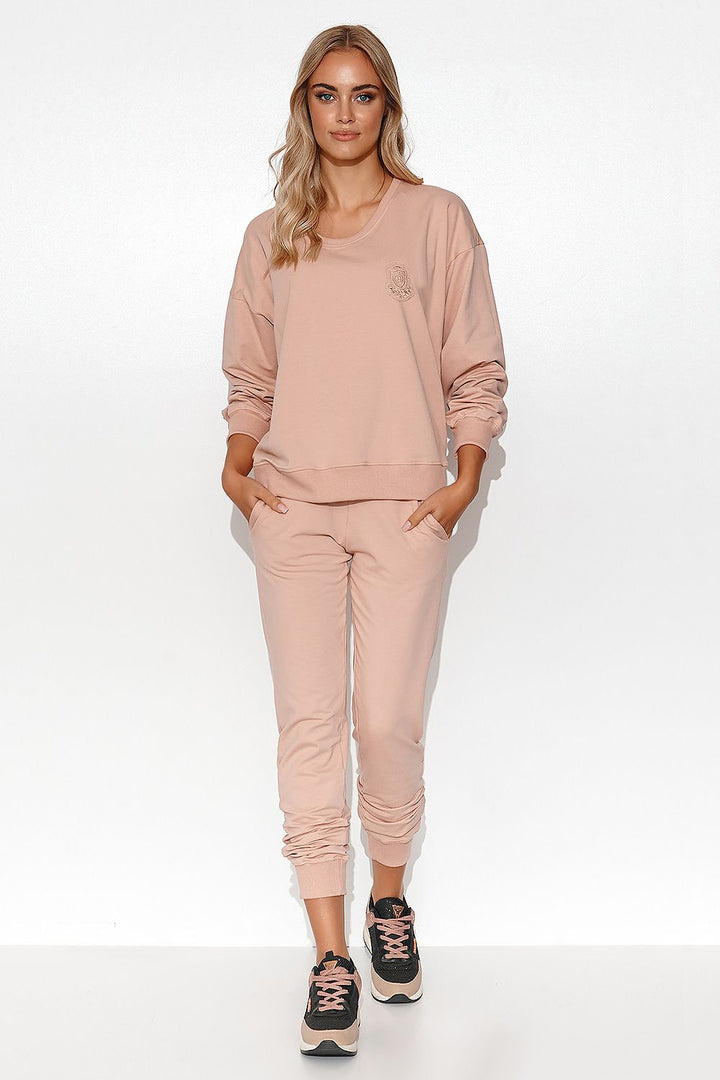 Lightweight Knit Sweatshirt Set