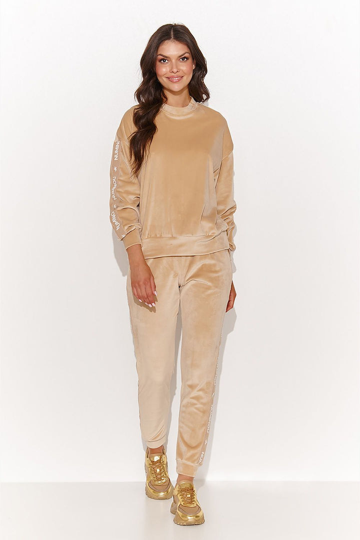 Velour Sweatshirt & Pant Set