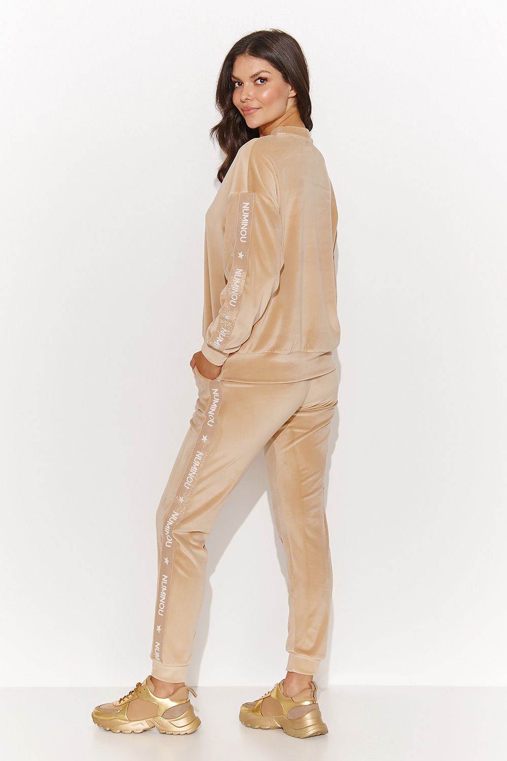 Velour Sweatshirt & Pant Set