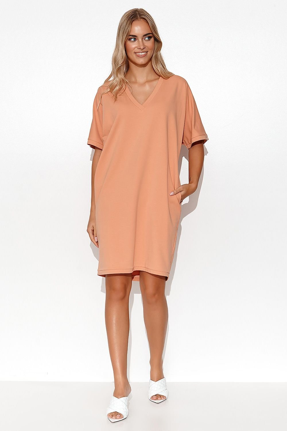 Minimalist Kimono Sweatshirt Dress